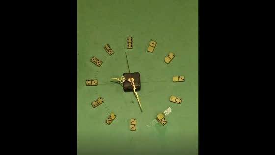 Clock made of dice replaces numbers with dice in Khachmaz, Azerbaijan