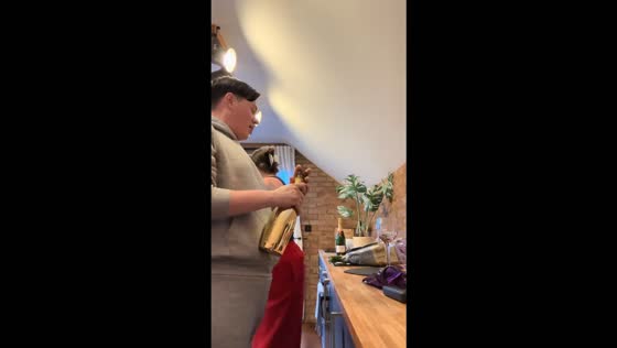 Woman accidentally chips a tooth while trying to drink overflowing Prosecco in London, UK