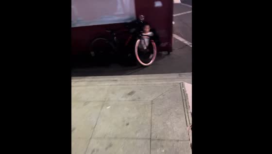 Child falls while riding bicycle down stairs in Shandong