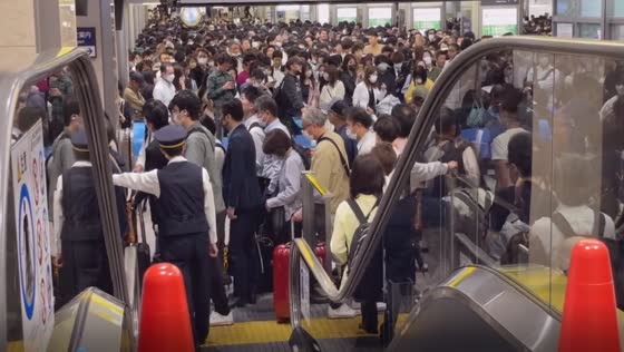 Chaos at Nagoya Station: dangerous congestion captured in video at Shinkansen Ticket Gate