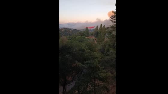 California's French fire emergency: intense video captures response efforts