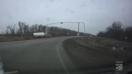 Truck crashes into gas pipeline in Bolshaya Glushitsa, Russia