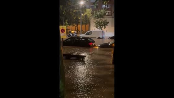 Intense thunderstorms trigger severe flooding across Barcelona, Spain