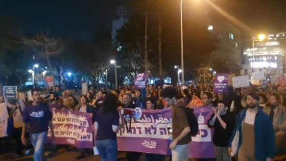 Tel Aviv Unites Against Occupation and Settler Terrorism: Palestinians and Israelis Stand Together in Protest