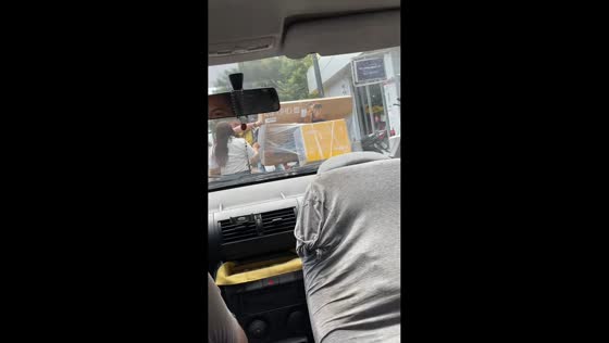 Unusual way of loading packages on a motorcycle in Mexico