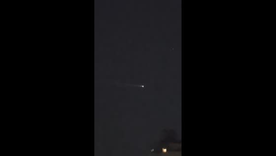Space debris burns up over Colegiales, Buenos Aires, Argentina