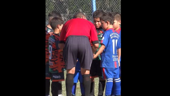 Child collision leads to brief scuffle during football game in Montevideo