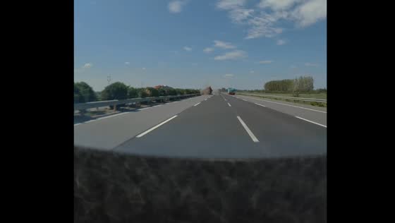 Truck loses control and flips, throwing man onto highway in Henan, China