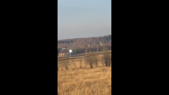 Ukrainian drone destroyed by electronic warfare system in Moscow, Russia