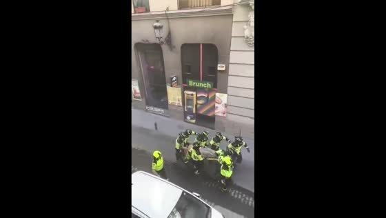 Rescue operations underway after building collapse in Madrid, Spain