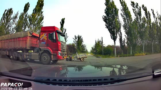 Dashcam captures hit-and-run accident in Hebei, China