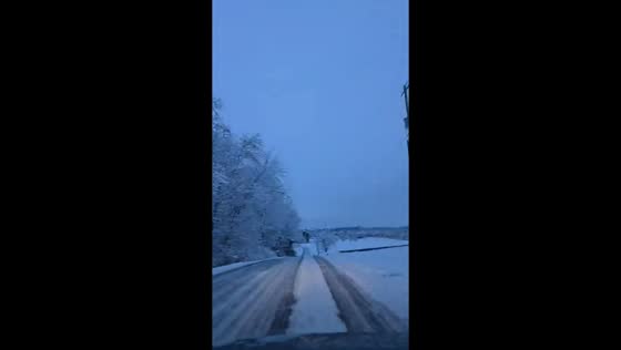 Snowy post-storm timelapse in Elizabethtown, Pennsylvania, USA