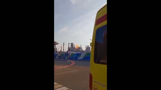 Fire breaks out at Moscow Oil Refinery after Ukrainian drone attack