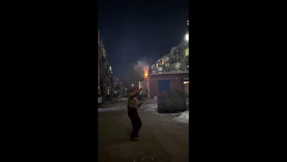 Fireworks misfire in Hebei, China