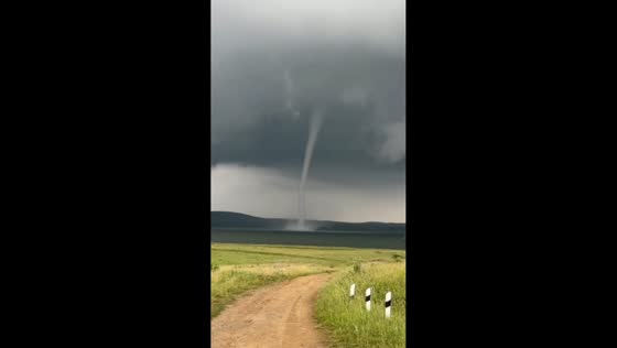 Massive tornado strikes Bashkir village in Bashkortostan, Russia