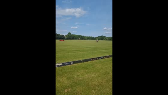 Lamborghini races horse at Polo Event in Little Hadham, UK