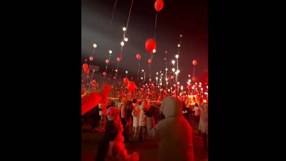 Spring Festival Lantern Festival balloon release in Shenyang