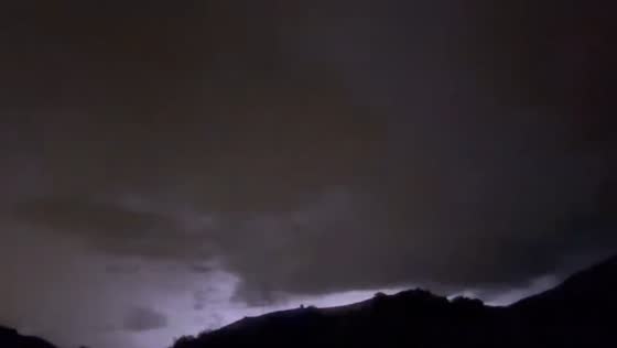 Thunderstorms moving over 285 MDT in Colorado, USA