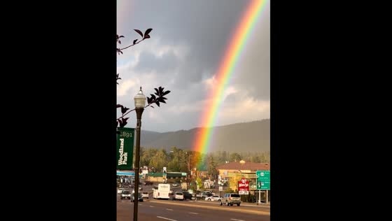 The end of the Rainbow at Colorado, USA