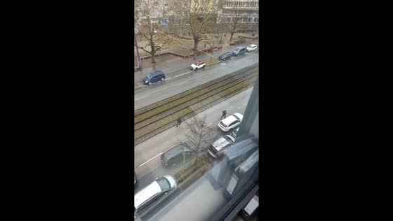 Police chase suspect after car rams into demonstration in Munich, Germany