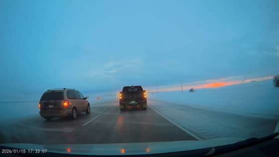 Vehicle stops on highway cause accident in Osler, Saskatchewan, Canada