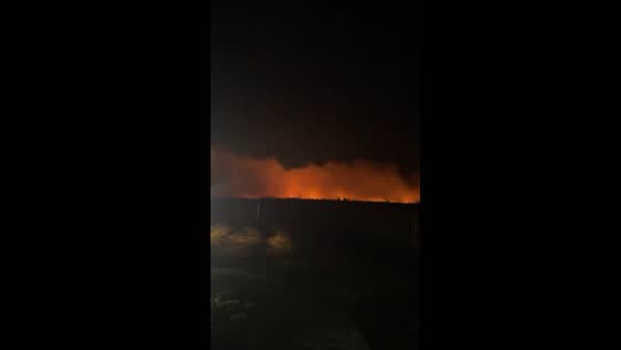 Video captures enormous eildfire in Northern California