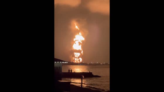 Fire erupts at Feodosia oil depot