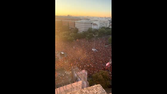 Madrid erupts in joyous celebration as Spain wins Euro 2024