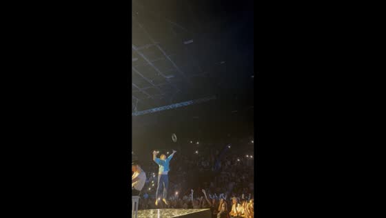 Band member falls off stage during Lumineers concert in Pretoria, South Africa