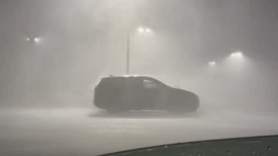 Extreme wind and heavy rainfall in Devol, Oklahoma, USA