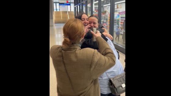 Surprise at New York Penn Station 