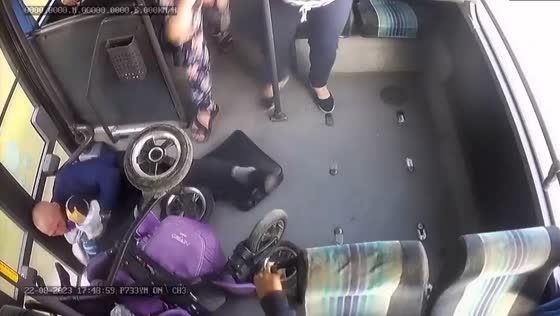 Father's heroic catch: baby saved mid-air as stroller falls on bus ride in Kaliningrad Oblast