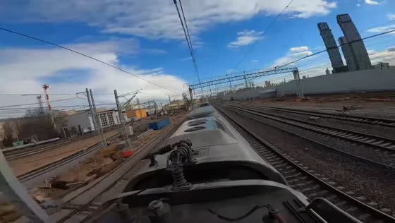 Thrilling Sapsan train journey of a stowaway from Moscow, Russia