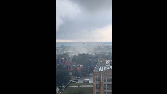 Tornado sweeps through downtown Buffalo, New York