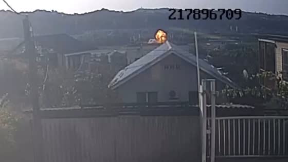 Drone shot down in Krasnodar Region: video captures dramatic descent and explosion