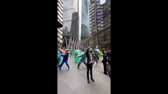 Dancing for change: Mothers Rise Up calls on Lloyd's of London to stop insuring fossil fuels