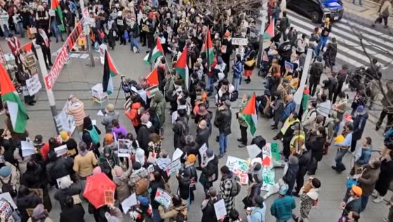 International solidarity: urgent call for ceasefire and end to Gaza genocide - Shinjuku Station rally