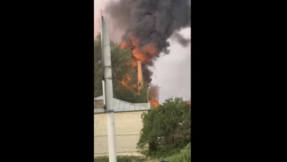 Drone attack sparks fire at Kalach-na-Donu oil depot