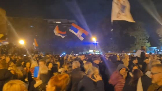 Thousands join opposition protest calling for political change in Tbilisi, Georgia