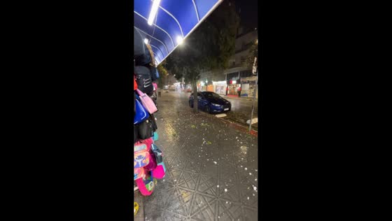 Massive hailstones batter Canasvieiras during severe storm in Florianópolis, Brazil