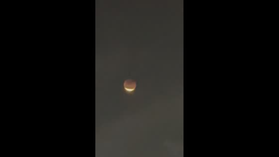 Total lunar eclipse over Festac Lagos, Nigeria