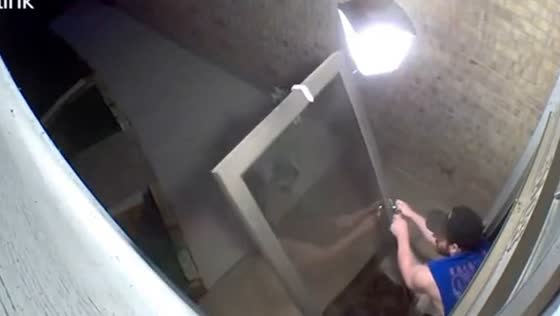 Door falls off hinges as person enters building in Arlington, Texas