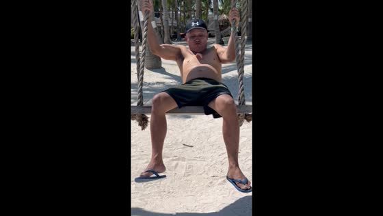 Denture mishap: father's swing gone awry
