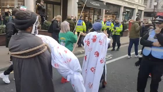 Thousands march in solidarity with Iran protesters in London, UK