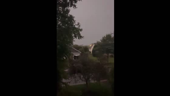 Lightning captured in Albertville, Minnesota