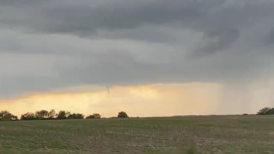 Funnel cloud spotted near Martensdale, Iowa