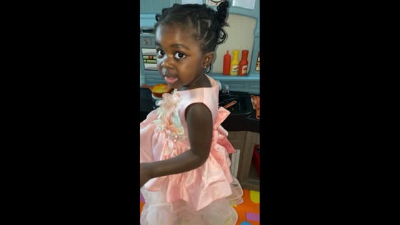 2-year-old chef: cooking with real eggs in play kitchen