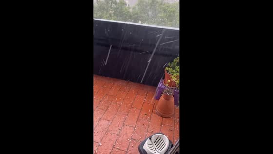 Hailstorm batters Barcelona during severe weather outbreak in Spain