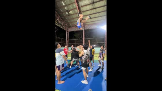 Cheer dance practice mishap in Pasay, Philippines
