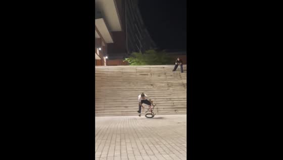 Midnight fail and wheel woes: BMX adventure in Lyon's legendary staircase